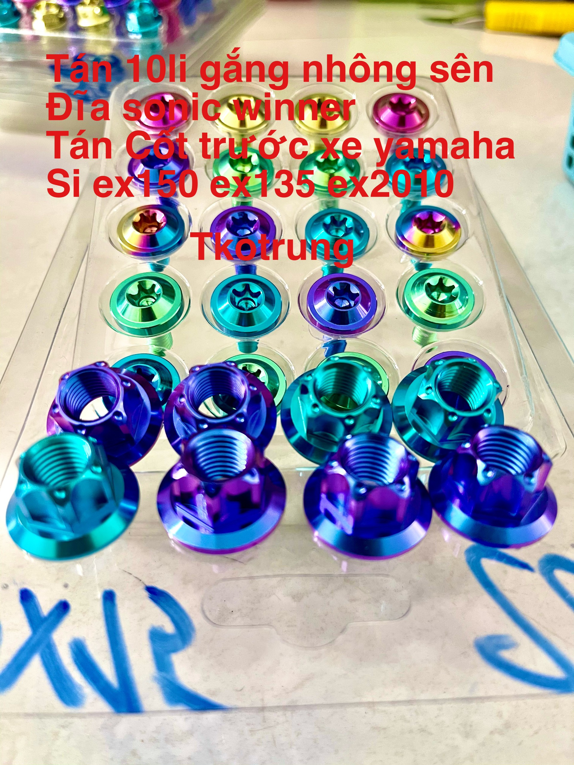 tán 10li titan gr5 bắt cùi đĩa sên winner
