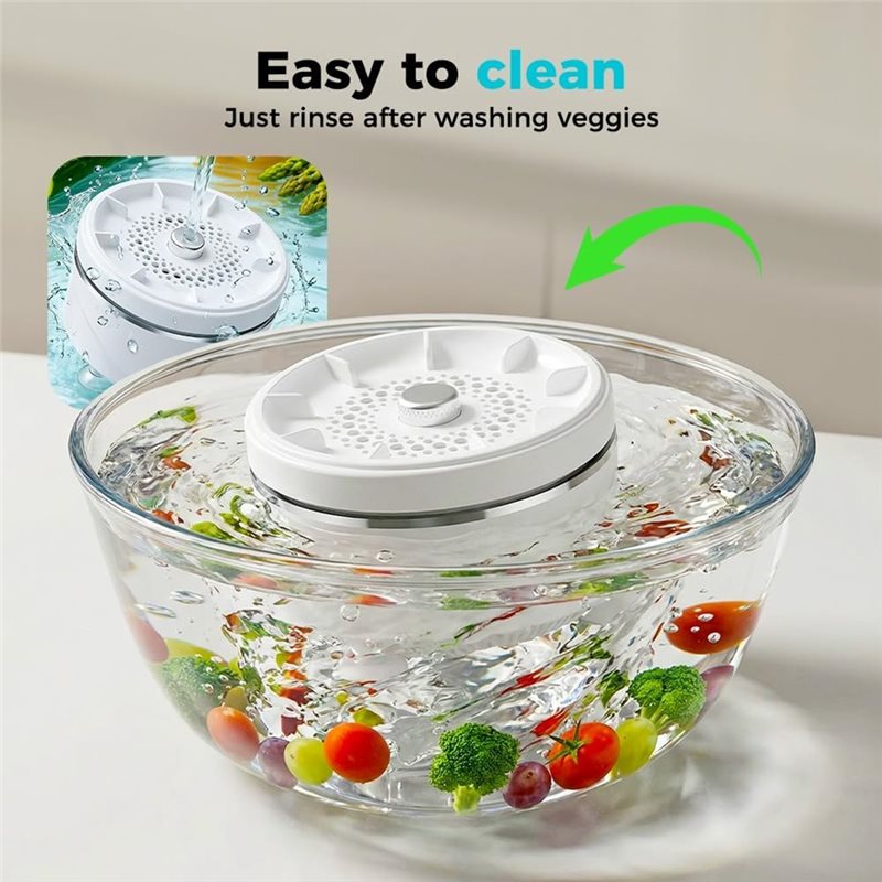 Fruit and Vegetable Washing Machine,Fruit Cleaner Device Waterproof Fruit Vegetable Purifier Clean Produce with Titanium.