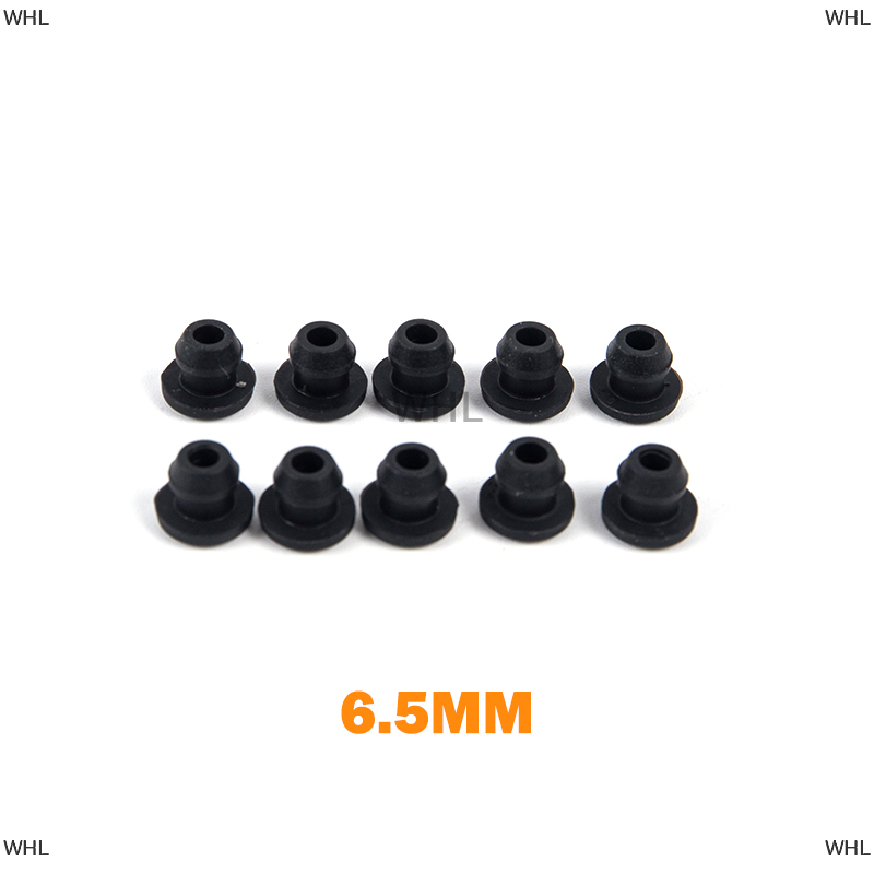 WHL 10 cái nút bịt lỗ cao su silicon nút bịt đầu trống 2.5-14mm