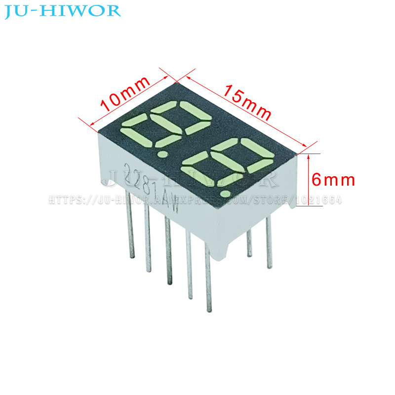【New-store】 10pcs 0.28 Inch 10Pins 2281AW 2281BW 2 Digits Bits 7 ...