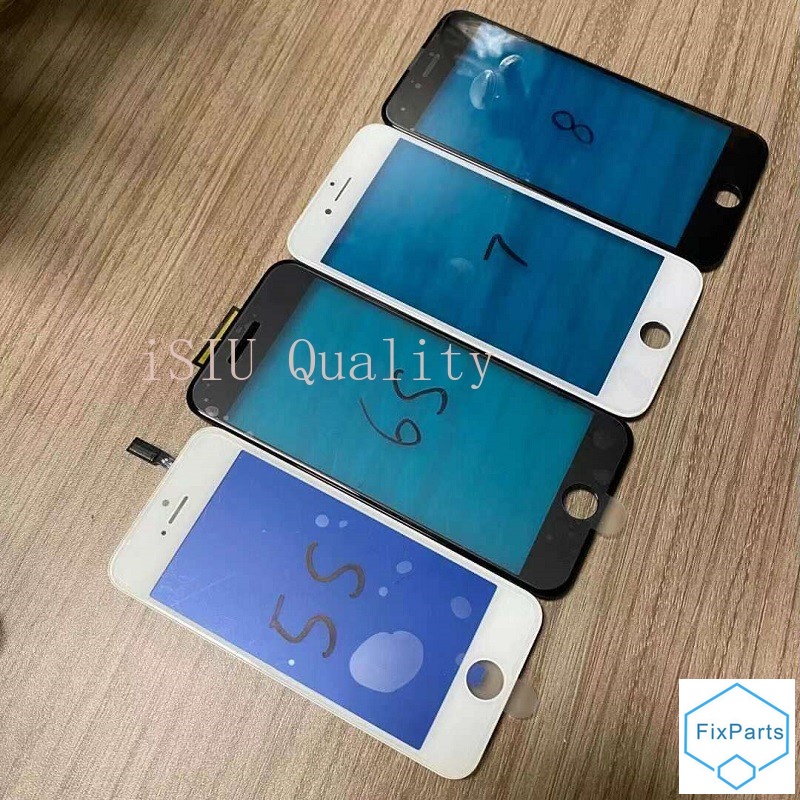 Touch screen for iphone 5 5s 6 6s plus iphone 7 iphone 7 plus iphone 8 8 plus display glass digitizer + frame
