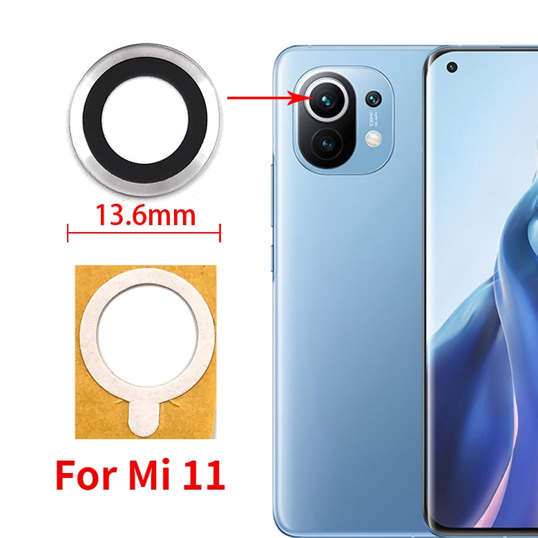 Original Rear Back Camera Glass Lens Cover For Xiaomi Mi 11t Pro Redmi