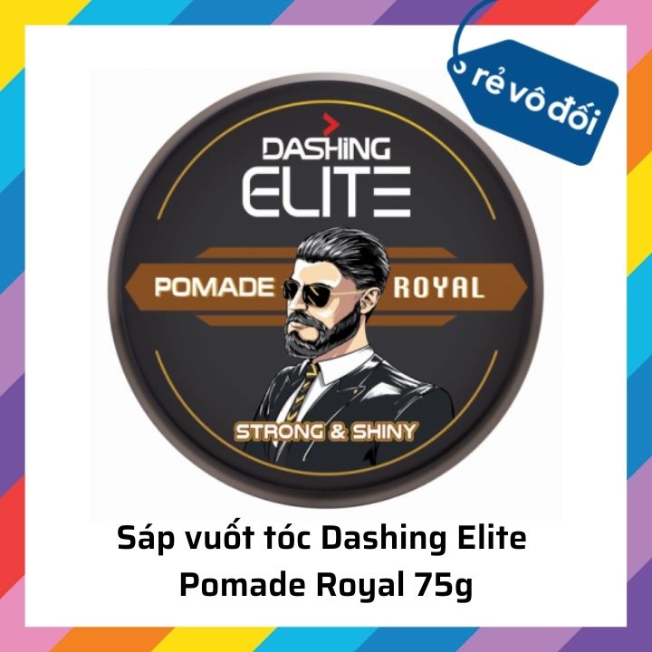 Sáp vuốt tóc Dashing Elite  Pomade Royal/ Revo 75g