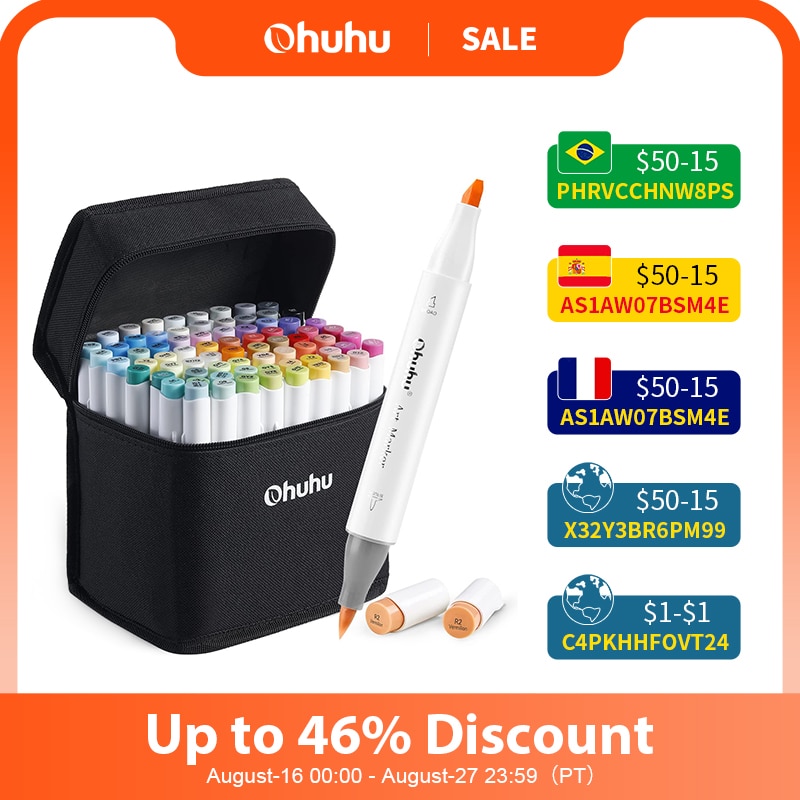 Ohuhu Marker Ink BR2 / E763 Refill for Alcohol Marker