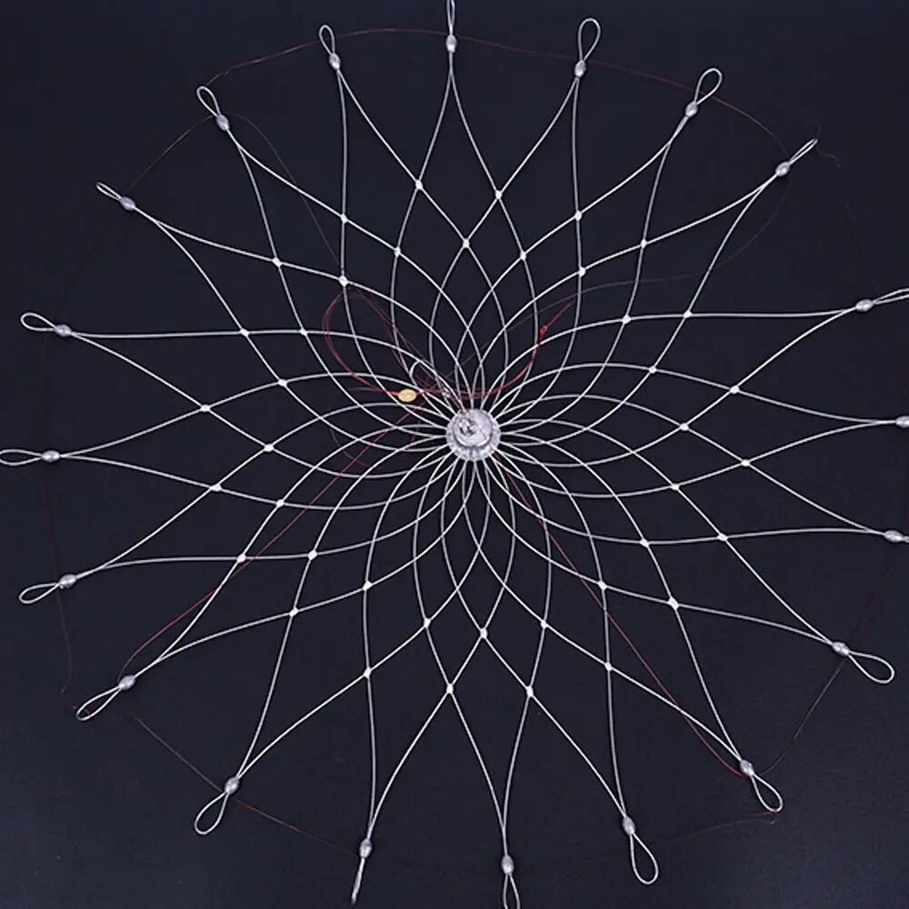 【Limited edition】 Automatic Collapsible Fishing Crab Trap Net Wide ...