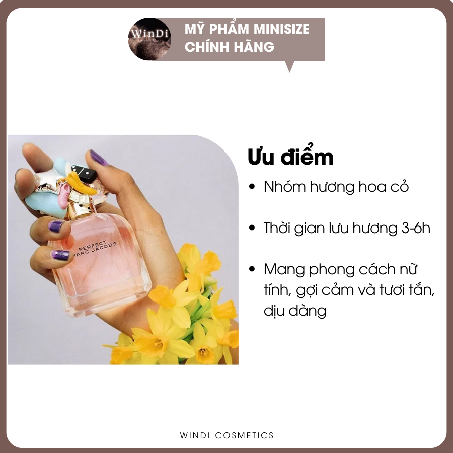 Vial nước hoa 𝐌𝐚𝐫𝐜 𝐉𝐚𝐜𝐨𝐛𝐬 𝐦𝐮̀𝐢 𝐏𝐞𝐫𝐟𝐞𝐜𝐭 𝟏.𝟐𝐦𝐥