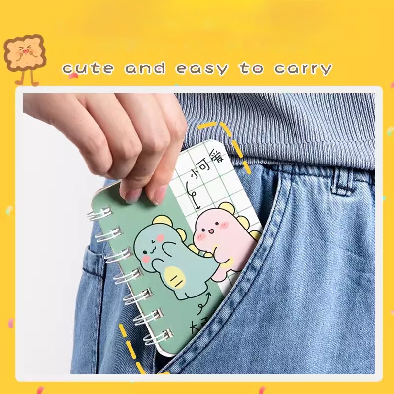 Note book  mini size A7 dễ thương , sổ tay 160 trang tiện dụng