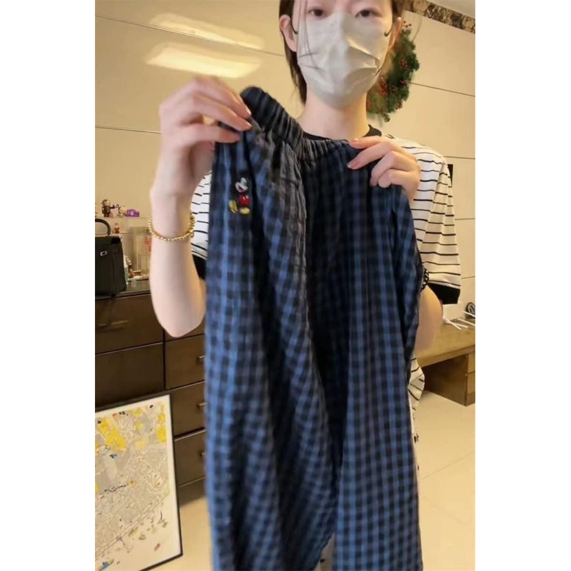 K9QUẦN XUÔNG KẺ CARO MICKEY 2M