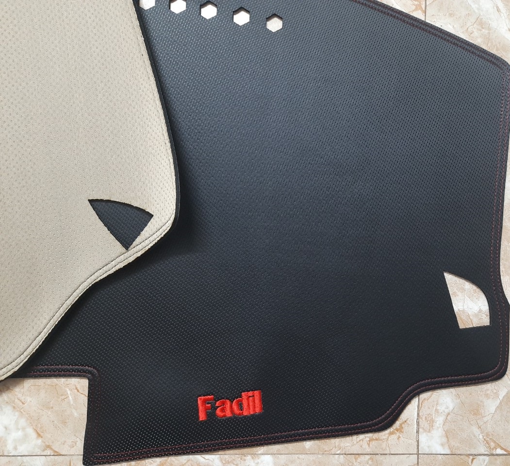 Fadil, thảm taplo da vân cacbon vinfast fadil