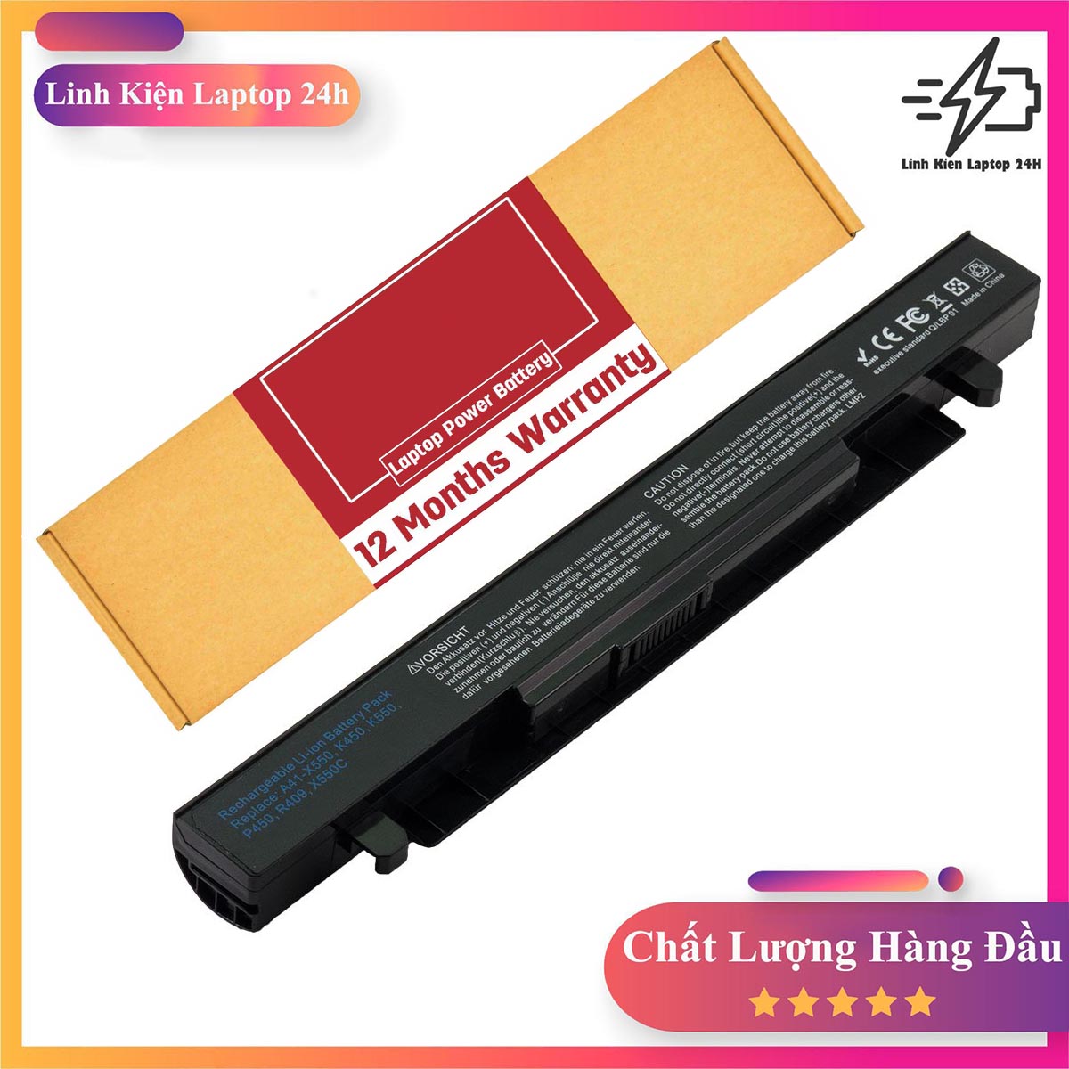 Pin laptop asus a41-x550 a41-x550a a450 a450c a450ca a450cc a450l a450la a450lb a450lc a450v a450vb a450vc a450ve