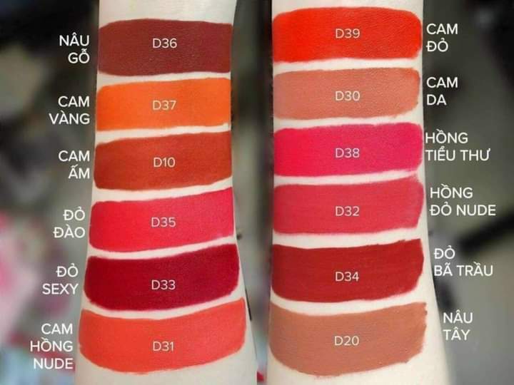 Son kem siêu lì Set 3 cây chính hãng Dolly ( lựa màu son tùy thích )