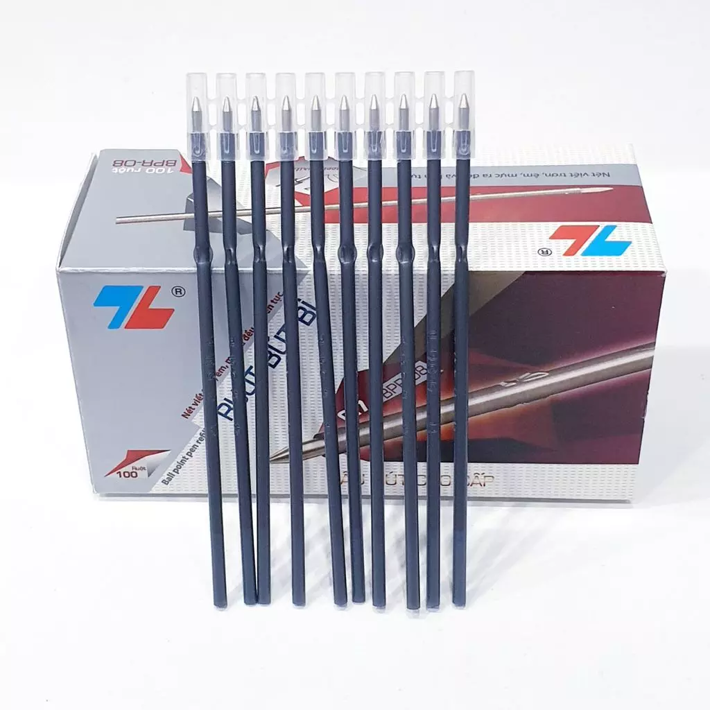 Túi 10 ruột bút bi thiên long bpr-08 thay thế cho bút bi tl-036