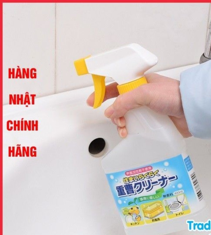 Chai xịt baking soda 400ml Rocket - Nội địa Nhật Bản