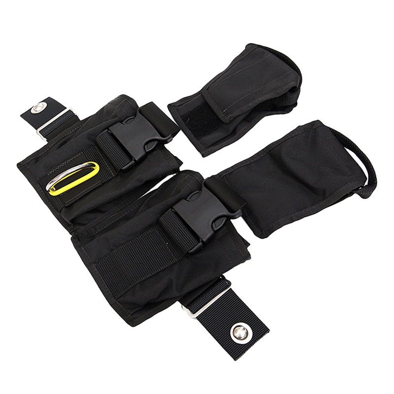 Scuba Diving Weight Bag Lead Filler Pouch Storage Pockets Compact Tech