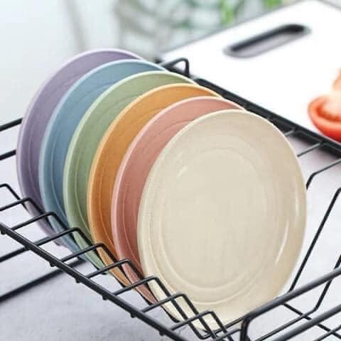 SET 6 ĐĨA LÚA MẠCH Đĩa Lúa Mạnh SIÊU XINH Chất Liệu Lúa Mạch An Toàn Cho Sức Khoẻ