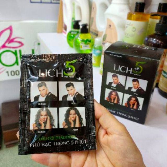 Dầu gội phủ bạc Lich5
