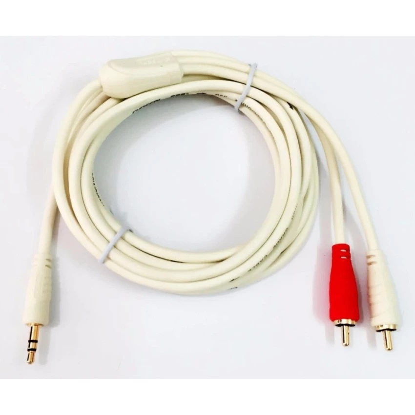 Dây cable loa 1 đầu 3.5 ra 2 AV dài 3m