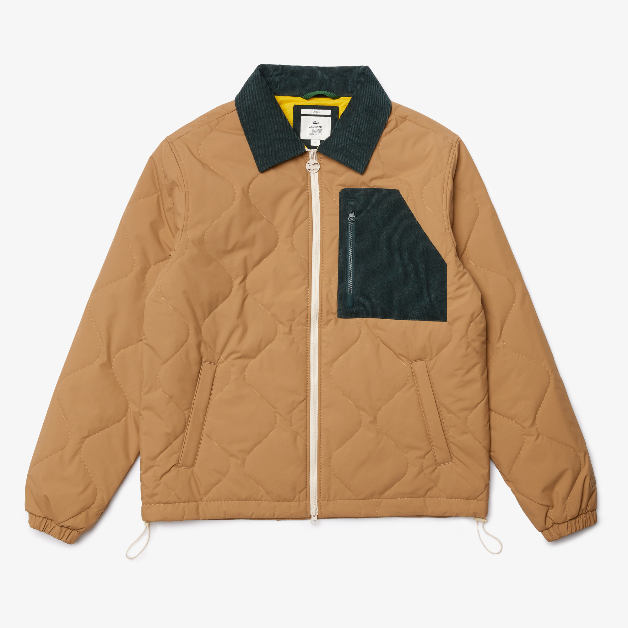 lacoste quilted jacket