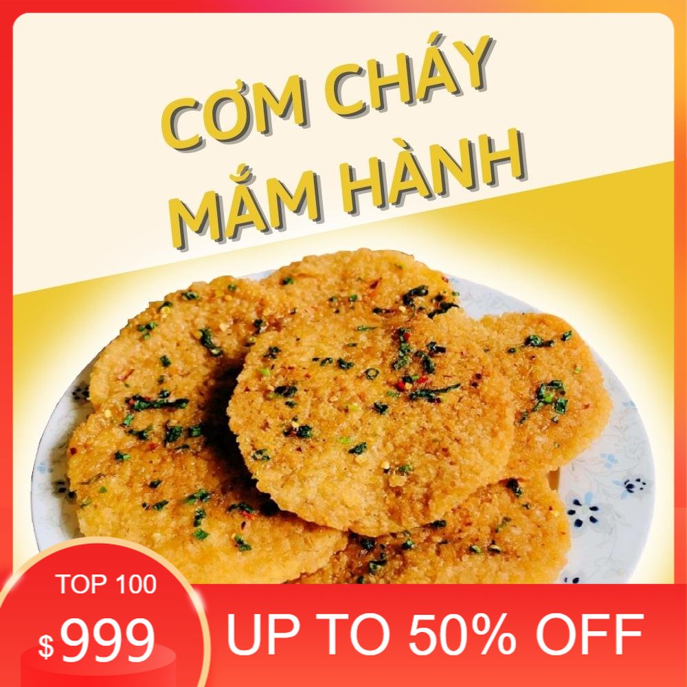 1kg cơm cháy chiên mắm hành thơm ngon