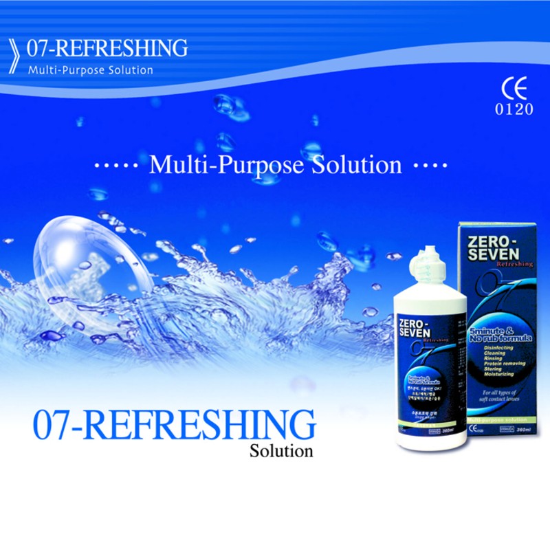 Nước Ngâm Lens Zero Seven Hàn Quốc 120ml & 360ml