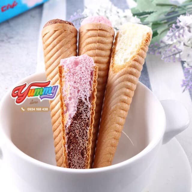 Bánh Ốc Quế Glico Nhật Bản Gói 10 Cây