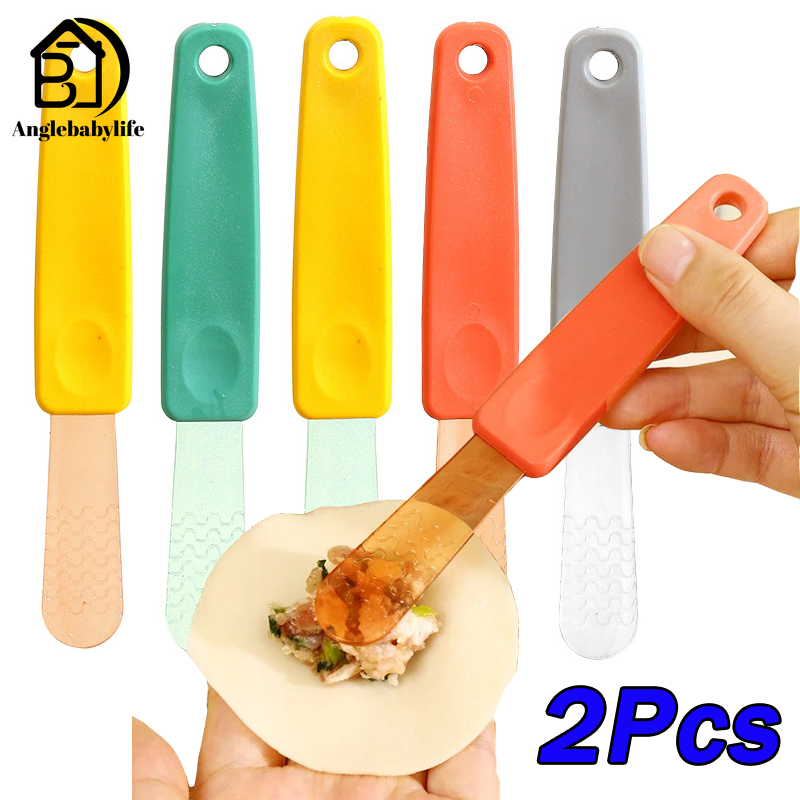PP Food Grade Dumpling Pick Stuffing Spoon Wonton Bun Stuffing Tool Kitchen Stuffing Stirring Spoon Flat Spoon