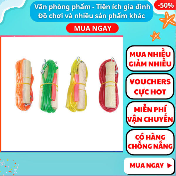 Dây nhảy tập thể dục cán gỗ dây nhựa chất lượng tốt giá rẻ,dây nhảy thể dục,dây nhảy tập thể dục giảm mỡ,dây nhảy thể lực,dây nhảy thể dục cho bé,dây nhảy tốc độ, Aplusmart