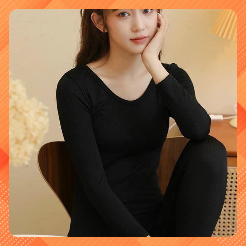 Bộ giữ nhiệt nữ co dãn 4 chiều