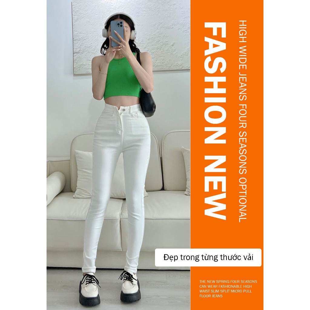 Quần jeans nữ ôm body Guguno (Mẫu thật)
