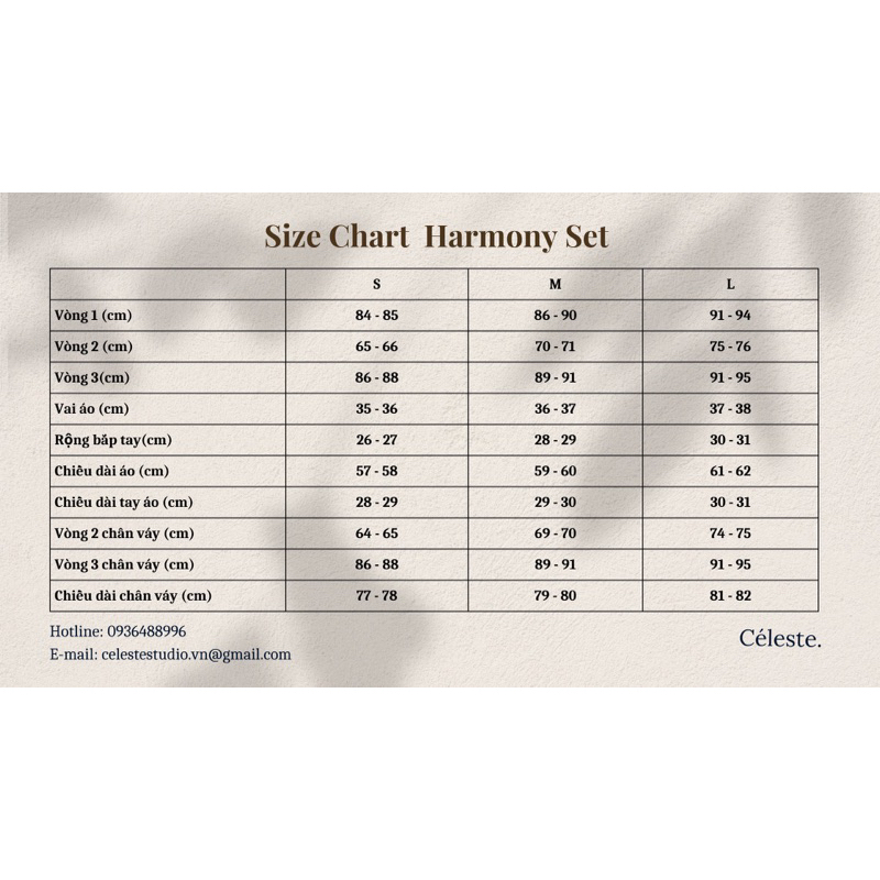 CÉLESTE - Áo tay bồng Harmony Top (2 màu)