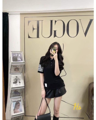 Áo polo cổ bẻ vạch tay HSU1