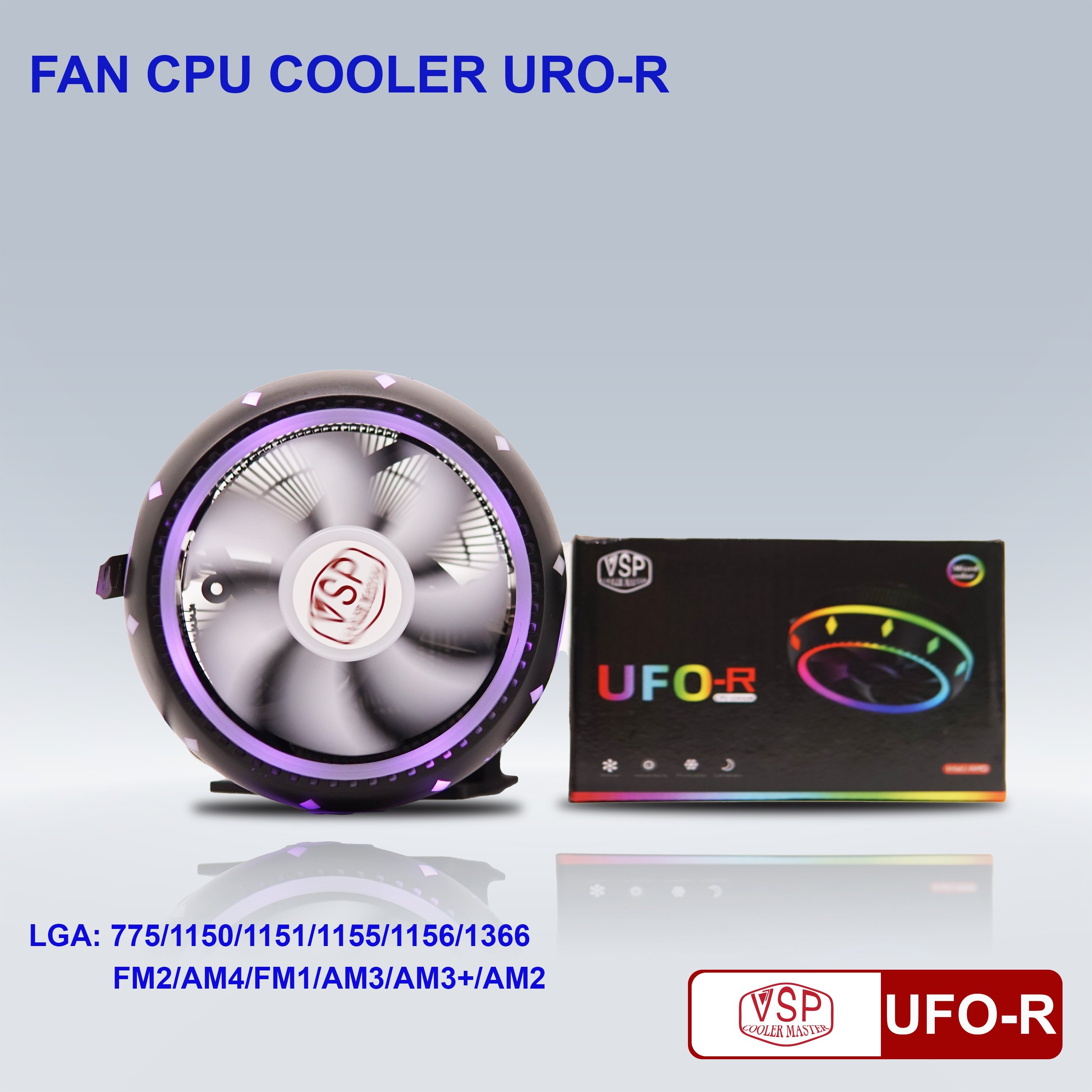 Fan Đa Năng UFO LED RGB