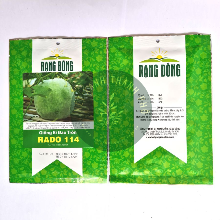 Hạt giống Bí đao trái tròn, 0.2gr