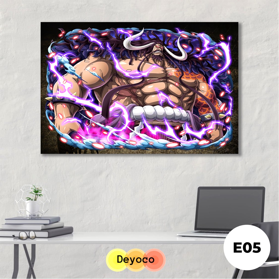 Tranh dán tường one piece 3D