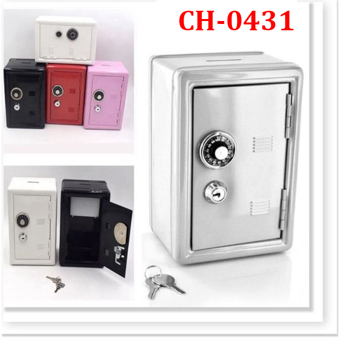 Két sắt mini kiểu đứng ch-0431-- 18x12x10cm