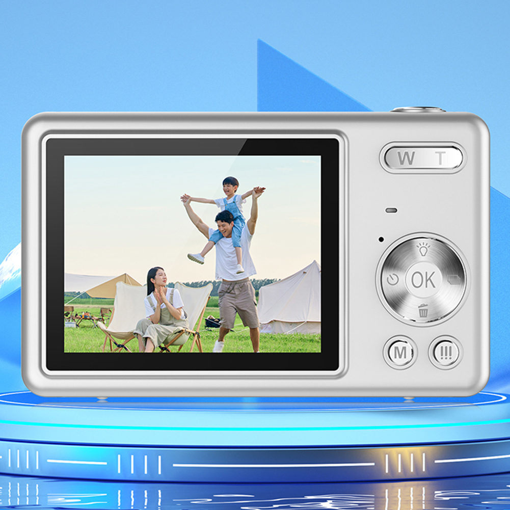 【Worldwide Delivery】 CCD 1080P Digital Camera 96MP Autofocus Vlogging Camera 16X Zoom Video Camcorder 2.4 Inch IPS Screen for Kid Adult Photography.