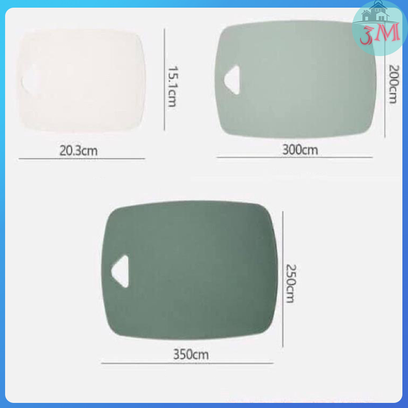 Bộ 3 Thớt Kháng Khuẩn Có 3 Kích Thước Cao Cấp