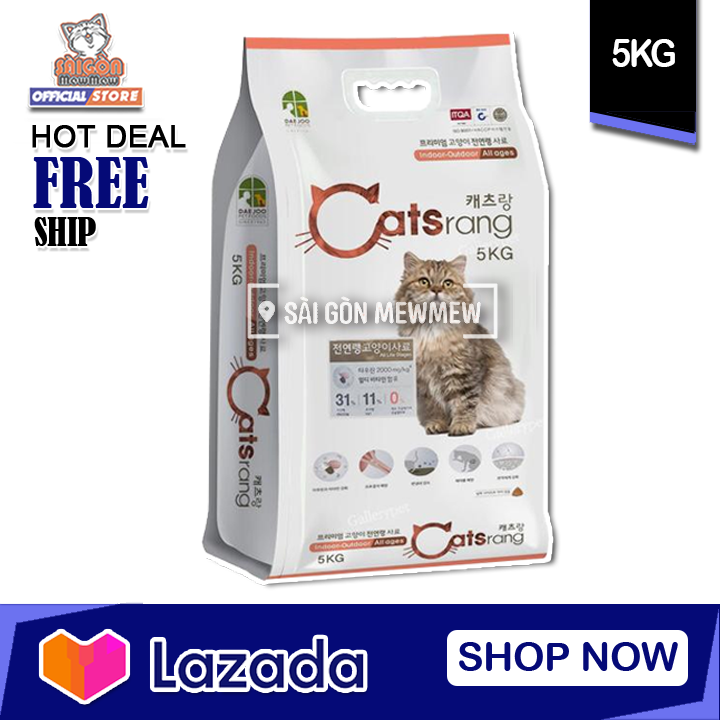 Hạt CATSRANG cho mèo 5KG