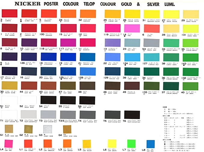 Màu Poster Color Tube 20ml - Nicker