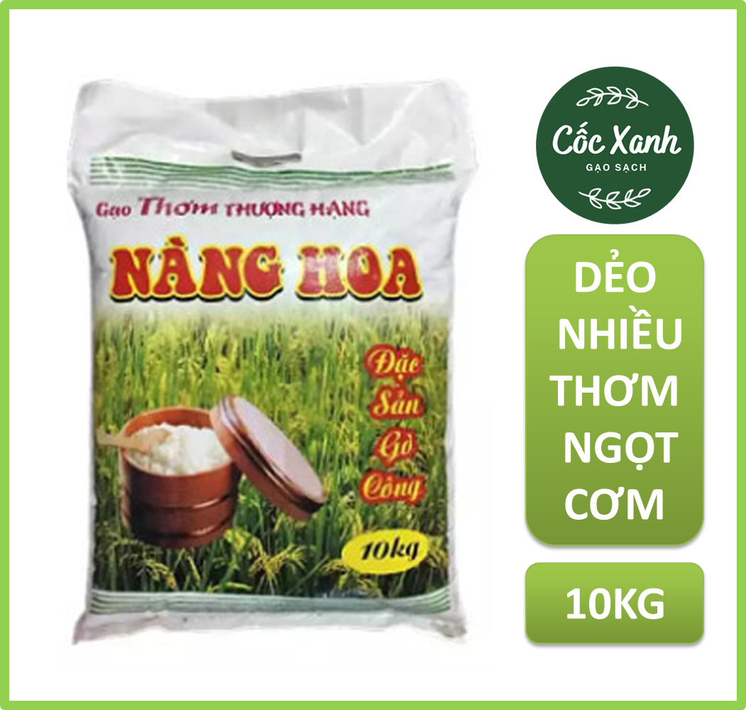 [Freeshipmax] [10kg] Gạo Nàng Hoa Thơm Mềm
