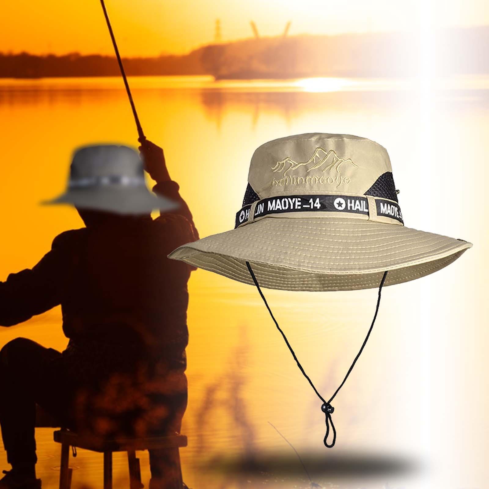 ZYPlanet Bucket Hat with Strings Fishing Hat for Camping Outdoor Activities  Gardening