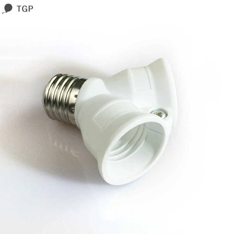 🎈 tgp đui bóng đèn đế led e27 vít đui bóng đèn bộ chia bộ chuyển đổi e27 sang 2-e27 đui bóng đèn e27