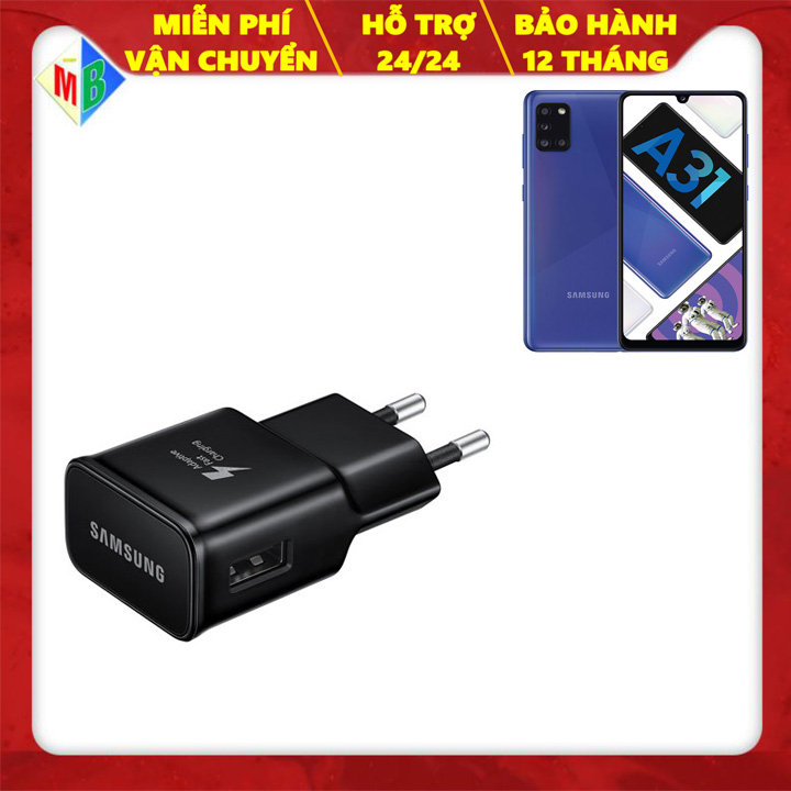 Cóc sạc nhanh đen 18w samsung a31
