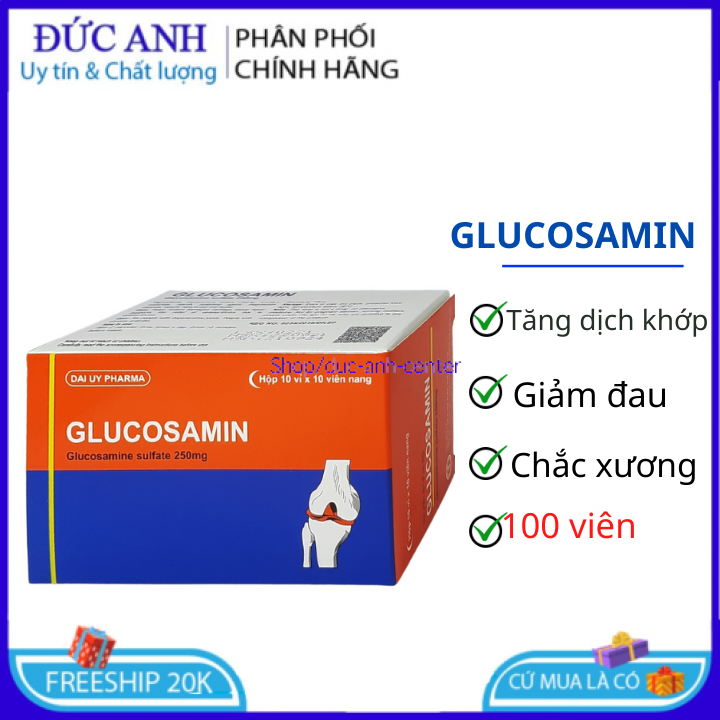 Viên Uống Bổ Khớp Glucosamin giảm đau nhức xương khớp thumbnail