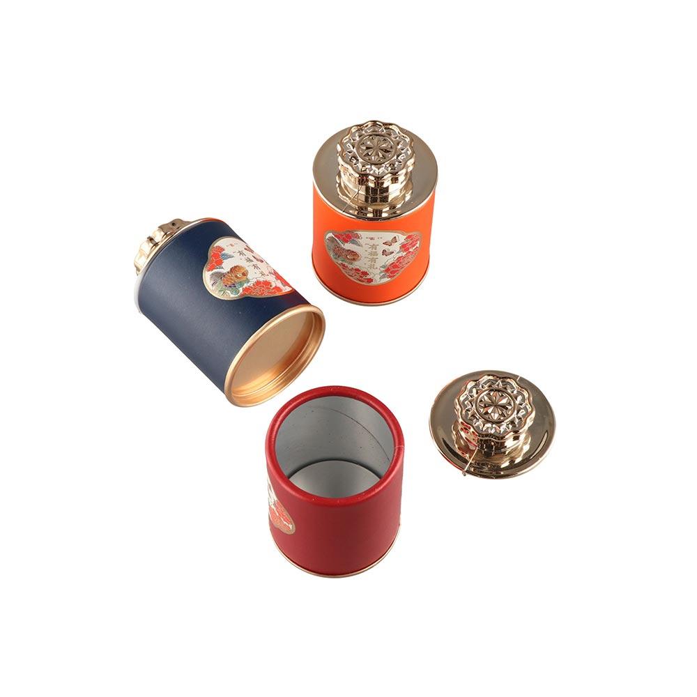 Emty Tea Box Storage Can Paper Empty Tea Tin Can Mini Small Tea Packaging Box ...