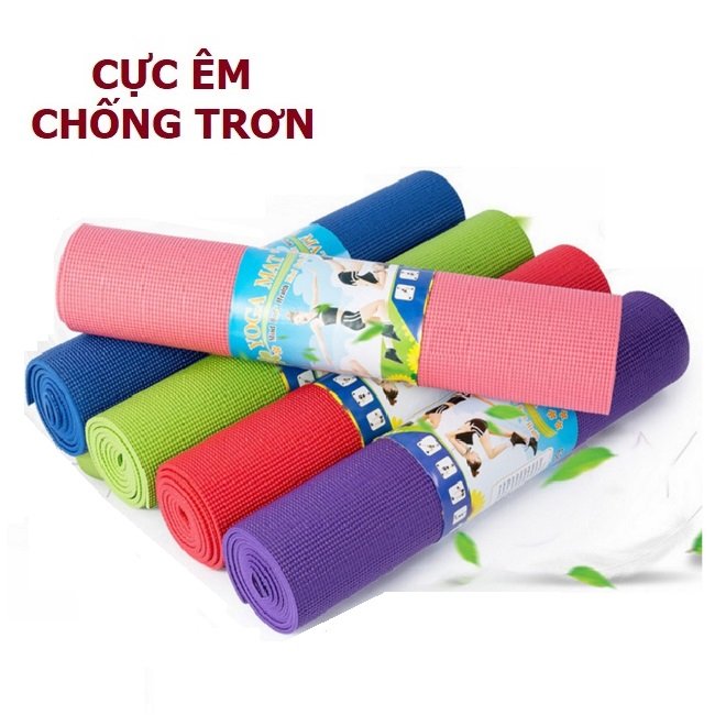Thảm tập yoga chống trơn trượt - thảm yoga chống trơn trượt