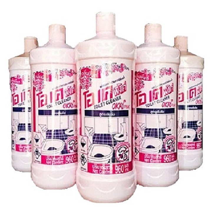 Combo 5 chai nước tẩy toilet okay thái lan