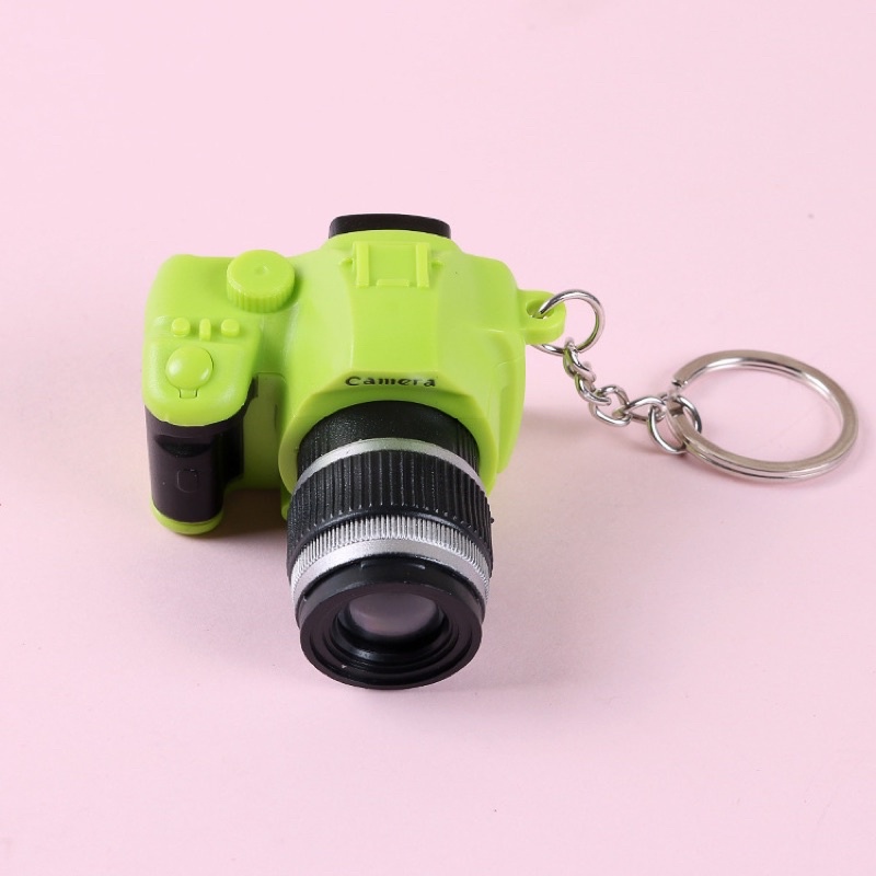 Móc khoá hình máy ảnh mini có đèn và âm thanh vui nhộn móc treo chìa khóa  xe máy ô tô | Lazada.vn