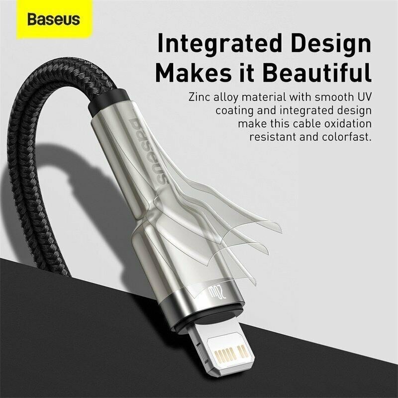 Baseus PD 20W USB Type C Cable for iPhone 13 12 Pro X XS 8 Fast Charging USB C Cable for iPhone Fast Data Transfer Wire Cord