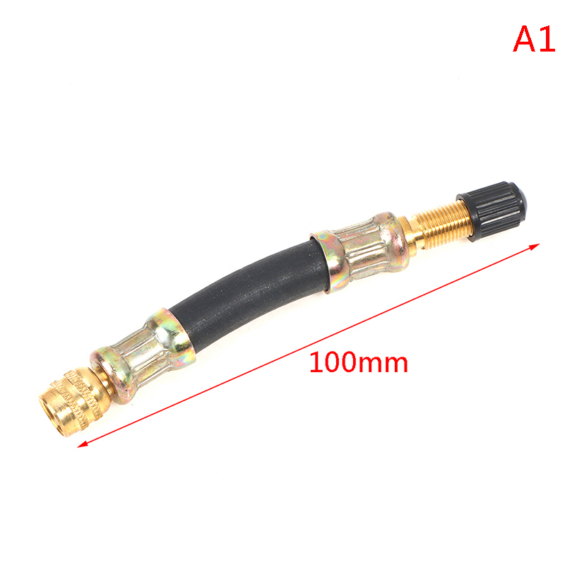 Braided Flexible Hose Tire Car Wheels Tyre Valve Stems Extensions Tube Adapter. 